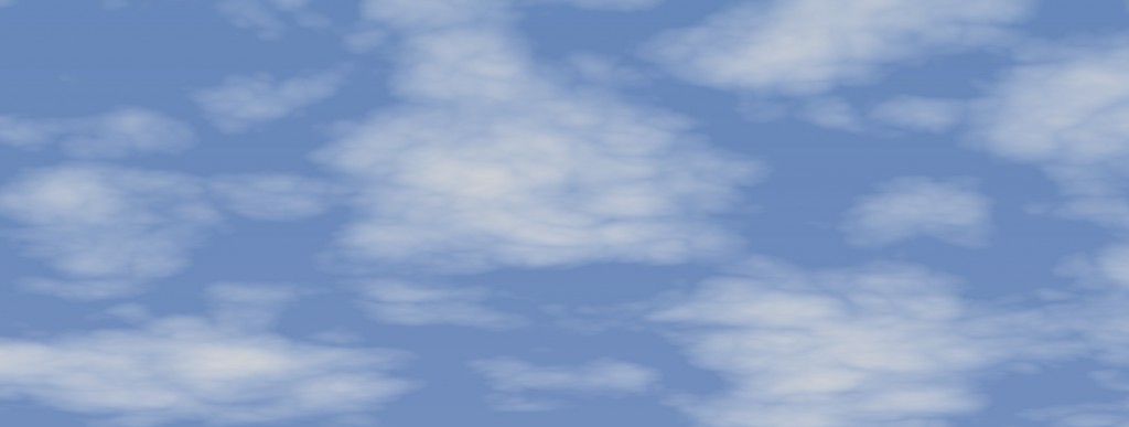 Blå himmel en molnig dag har en färgtemperatur på cirka 5500 Kelvin